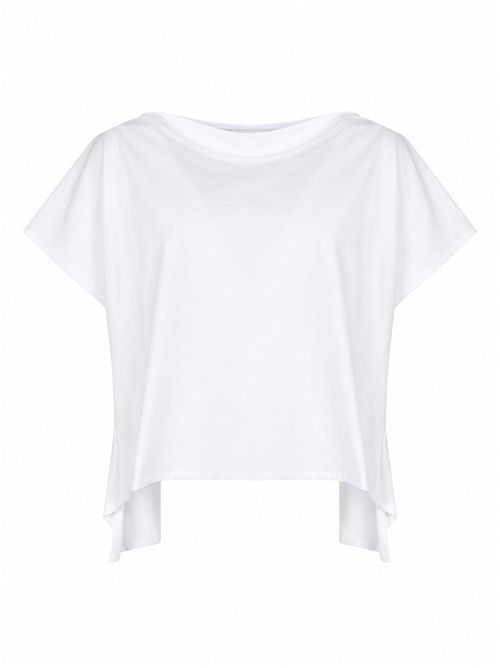 T-shirt Clotilde in jersey di cotone Bianco Liviana Conti | L6SW64A01-0
